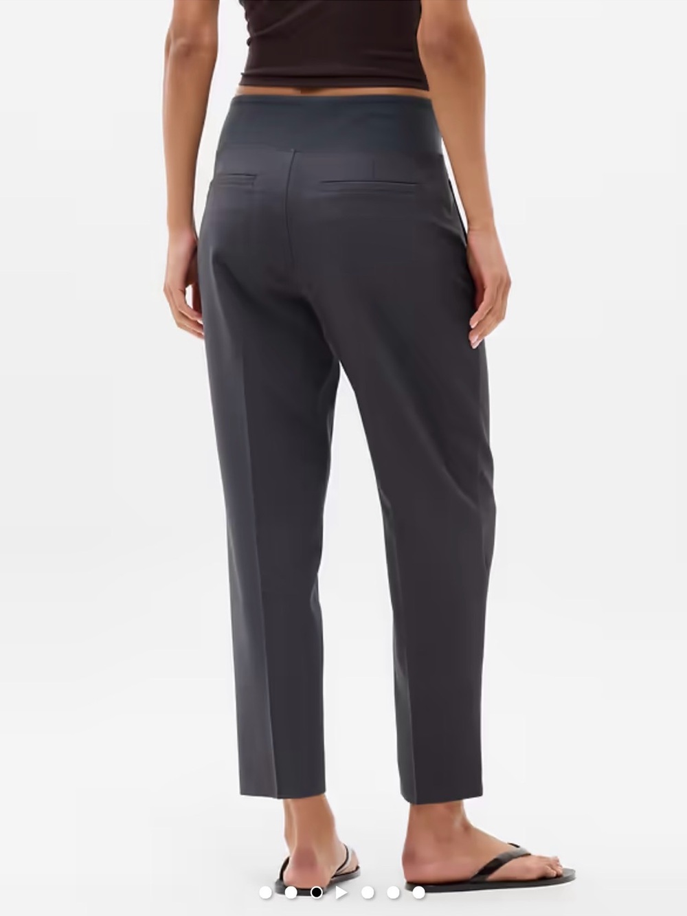 NWT Athleta Endless Pantalon High Rise Pant 14 blue gray 27” inseam - Picture 9 of 9